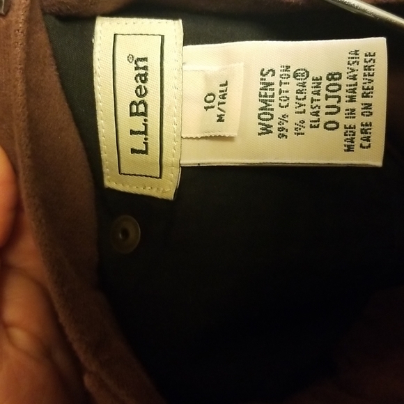 L.L. Bean Perfect Straight Leg Pant Mauve Medium - Picture 9 of 9
